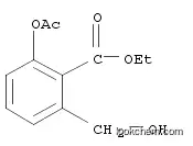 Benzoic acid, 2-(acetyloxy)-6-(hydroxymethyl)-, ethyl ester